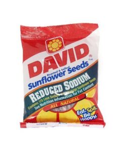 David Sunflower Jumbo Seeds Reduced Sodium 5.25 Ounce (Pack of 6)