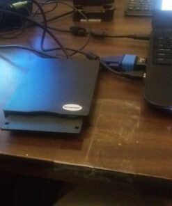 Chuanganzhuo Floppy Disk Reader,3.5 inch External USB Type C Floppy Disk Drive for PC,Laptop and Desktop Computer,Floppy disc Reader for Windows 11/10/8/7/2000/XP,Black 35 515BT7YyCL