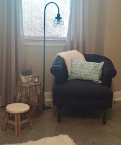 Butterfly Craze Artificial Lavender Plants in Rustic Wooden Planters - Lifelike, Stunning Faux Silk Purple Flowers Perfect for Elevating Your Patio, Home Décor, or Office (Set of Two), White Pots 34 515OnbYW1QL