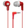 Panasonic ErgoFit Wired Earbuds, In-Ear Headphones with Dynamic Crystal-Clear Sound and Ergonomic Custom-Fit Earpieces (S/M/L), 3.5mm Jack for Phones and Laptops, No Mic - RP-HJE120-R (Red) Red 21 515SzrvRjZL