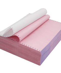 FirstZi 9-1/2 x 11 Inches NCR Continuous Feed Computer Paper 2-Ply, 1000 Count Carbonless Copy Paper for Dot Matrix Printers, 2-Part 500 Sets, Margin Perforated, White/Pink 2 part 8 515U7J CDnL