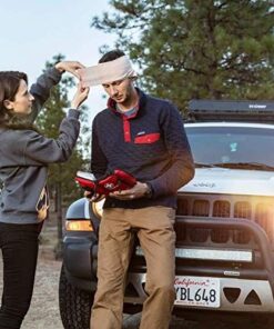 Surviveware Comprehensive Premium First Aid Kit Emergency Medical Kit for Trucks, Cars, Camping, Office and Sports and Outdoor Emergencies - Small 100 Piece Set Regular 41 515Wc7ykXtL