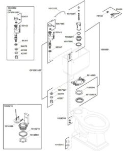 KOHLER GENUINE PART 1080961 CANISTER VALVE ASSEMBLY KIT, Black, Small 9 515Y8RqxlnL