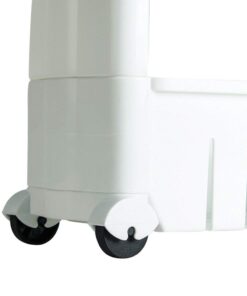 Alternative view of Ideaworks Slide Out Storage Tower White, 3-Tier, 4.4"D x 9.5"W x 21.8"H