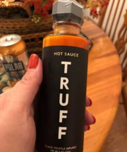 TRUFF Original Black Truffle Hot Sauce, Gourmet Hot Sauce with Ripe Chili Peppers, Black Truffle Oil, Agave Nectar, Unique Flavor Experience in a Bottle, 6 oz. 6 Ounce (Pack of 1) 40 515Z55gp25L
