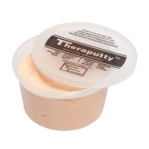 CanDo TheraPutty Standard Exercise Putty, Tan: XX-Soft, 50 lb