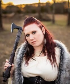 Shadow Cutlery Vikings Foam Battle Axe of Ragnar Lothbork LARP Item TV Series 17 515cy42ReL