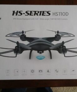 Holy Stone HS110D FPV RC Drone with 1080P HD Camera Live Video 120°Wide-Angle WiFi Quadcopter with Gravity Sensor, Voice & Gesture Control, Altitude Hold, Headless Mode, 3D Flip RTF 2 Batteries 57 515ds1HqcrL