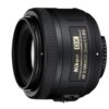Nikon AF-S DX NIKKOR 35mm f/1.8G Lens with Auto Focus for Nikon DSLR Cameras, 2183, Black W/ B+W 58mm Clear UV Haze 43 515hIjHf47L