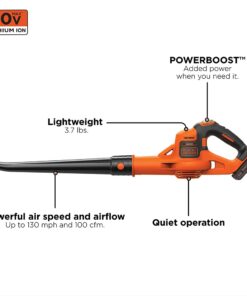Alternative view of BLACK+DECKER 20V MAX* Cordless Sweeper with Power Boost (LSW321)