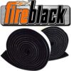 FireBlack 125 Black Nomex Self Stick Replacement for Big Green Egg Gasket High Temp w/LavaLock LG XL