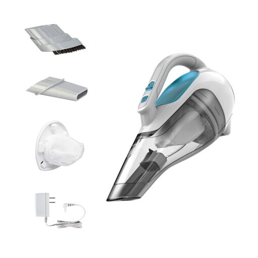 BLACK+DECKER dustbuster Cordless Handheld Vacuum, Flexi Blue/Grey/White (HHVI315JO42)