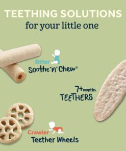Gerber Snacks for Baby Teether Wheels, Apple Harvest, 1.48 Ounce (Pack of 6) Pack of 6 16 515rFVG1TML