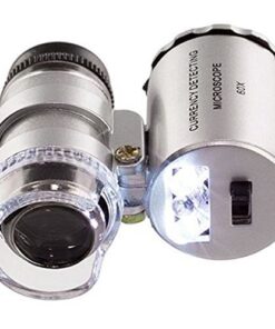 Grow Room Microscope - 60x Handheld Mini Pocket LED Loupe Magnifier - Blue or White Light - 22 515s8joFrkL