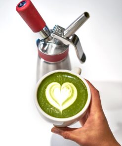 iSi North America Gourmet Cream/Food Whipper for All Hot and Cold Applications, 1 Pint, Stainless Steel/Red 13 515uyXSvqL