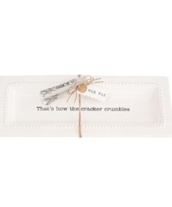 Alternative view of Mud Pie Circa Cracker Trays and Serving Sets (Cracker Tray) Cracker Tray
