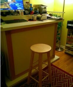 Modway Attainment Vinyl Drafting Chair - Drafting Stool With Flip-Up Arm in Black 53 515wsUJ20EL