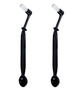 Number-one Coffee Machine Brush Cleaner Nylon Espresso Machine Brush Coffee Cleaning Tool with Spoon (Pack of 2) Black 12 5160dRldL0L
