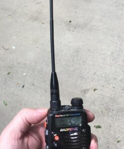 ExpertPower XP-669 7.5-Inch Dual Band SMA-F Antenna (Black) Standard Whip (7.5 in) 26 5164wElYwUL