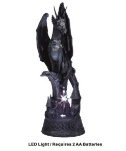 George S. Chen Imports SS-G-71223 Dragon with Lighting LED Crystal Ball Collectible Figurine Statue Model 22 5166OxB1JqL