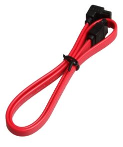Relper-Lineso 6 Pack 90 Degree Right-Angle SATA III Cable 6.0 Gbps with Locking Latch 18Inch (6X Sata Cable Red) 13 5169fc DmaL