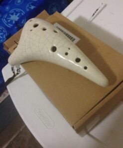 OcarinaWind® 12 Hole White Ocarina Exquisite Craft of Ice-crack Alto C Version Music Instrument Gift Idea 35 5169iqjpAdL