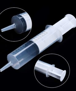 3 Pcs 150ml Large Syringes, Sterile and Individual Sealed, Easy to Use and Clean, Plastic Garden Syringe for Liquid, lip Gloss, Paint, Epoxy Resin, Oil, Watering Plants, Refilling 150 ml syringes only 18 5169r5CDDL