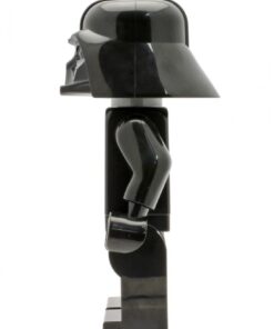 LEGO Star Wars 9002113 Darth Vader Kids Minifigure Light Up Alarm Clock | black/gray | plastic | 9.5 inches tall | LCD display | boy girl | official 21 516A5Y0jnLL