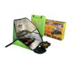 Sunflair Portable Solar Oven Deluxe with Complete Cookware, Dehydrating Racks and Thermometer 13 516AmPx15hL