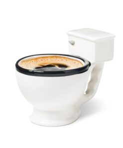 Alternative view of BigMouth Inc Toilet Mug - Funny Coffee Cup for Men, Women - Novelty Toilet Bowl Mug - Hilarious Gag Gift for Holidays, Birthday, Secret Santa Party - Ceramic Bathroom Mug for Home, Office - 12 Oz