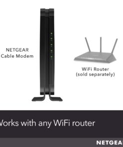 Alternative view of NETGEAR Cable Modem CM500 - Compatible with all Cable Providers incl. Xfinity, Spectrum, Cox | For Cable Plans up to 400Mbps | DOCSIS 3.0 | Ethernet | single band 400 Mbps Max Download