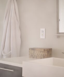 Leviton IPHS5-1LW Decora In-Wall Humidity Sensor & Fan Control , 3A, Single Pole, White 1 Pack 25 516EcBTpz L