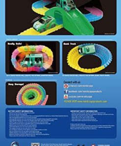 Mindscope Twister Trax Neon Glow in The Dark Track & Accessory Set w/Bridge & Tunnel 31 516FXUrxCRL