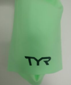 TYR Adult Long Hair Wrinkle-Free Silicone Swim Cap Mint 13 516JimHmM1L