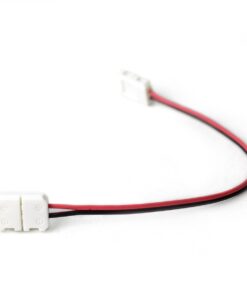 Alternative view of HitLights LED Light Strip Connector, 8mm Single Color 3528-6 Inch Any Angle Strip to Strip, 4 Pack 2Pin 8mm (4Pack)