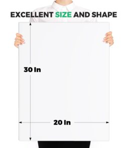 Alternative view of CreGear Foam Board 20 x 30 x 3/16", 15 Pack White Poster Board Lightweight Signboard Foamboard for Crafts, Framing, Art, Display, Presentation 20x30 Inches