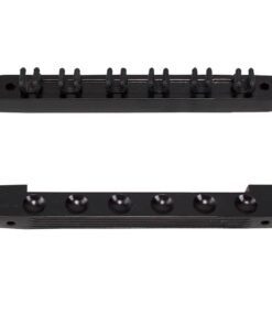Action Standard 6 Pool Cue Stained Wood Wall Rack with Clips Midnight 13 516KXOVrJpL
