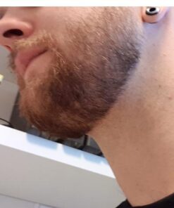 Aberlite FlexShaper - Beard Shaper Neckline Guide - Hands-Free & Flexible, The Ultimate Shaping Template, Trimmer, Lineup Stencil Kit beard liner tool outliner (White) White 35 516NXhOtQNL