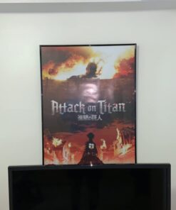 Trends International Attack on Titan - Fire Wall Poster, 22.375" x 34", Unframed Version 20 516XzC7LL7L