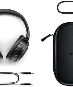 Bose QuietComfort 45 Wireless Bluetooth Noise Cancelling Headphones, Over-Ear Headphones with Microphone, Personalized Noise Cancellation and Sound, Triple Black 20 516YuXFP5rL