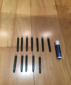 PILOT Namiki IC100 Fountain Pen Ink Cartridges, Black, 12-Pack (69100) 12 Count (Pack of 1) 25 516mTLJjGIL