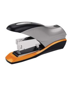 Swingline Stapler, 70 Sheet Capacity, Optima 70, Jam Free, Reduced Effort, Soft Grip, Metal, Black and Silver (87875) Half Strip 23 516pECpN8pL