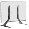 WALI Universal TV Stand Tabletop, for Most 23 to 42 inch LCD Flat Screen TV, Mounting Holes up to 400x300mm (TVS002), Black