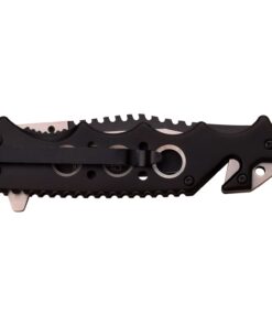 TAC Force TF-809 Series Spring Assist Folding Knife, Two-Tone Blade, 4.5-Inch Closed Black 5 516wF5E5qXL
