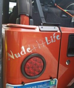 AutoSmart 4" Round LED Stop Turn Tail Light Includes Pair Light Red Lens, Grommet, Plug For Truck Trailer 30 51701fit EL