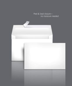 Alternative view of Amazon Basics A9 Blank Invitation Envelopes with Peel & Seal Closure, 5-3/4 x 8-3/4 Inches, White - Pack of 100