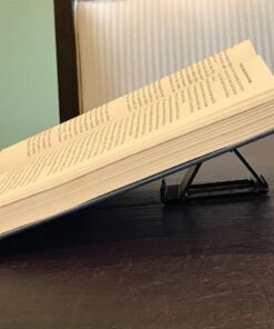 MoKo Phone/Tablet Stand, Foldable Tablet Holder Fits with iPhone 15/Pro/Plus/Pro Max, iPhone 12/12 pro Max/11/Xs Max, iPad Pro 11, iPad Air 4/Mini 6 2021, iPad 9th 10.2", Black Small Size 62 517AUsommfL