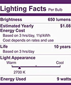 Philips LED Dimmable BR30 Light Bulb: 650-Lumen, 2700-Kelvin, 9-Watt (65-Watt Equivalent), E26 Base, Soft White, 8-Pack 22 517FyKWkhKL