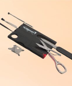 GUARDMAN Credit Card Tool Survival Card Knife with LED Light - Fathers Day Gift - Pocket Tool Kit Birthday Stocking Stuffers For Him For Men Dad Gifts 18 517HtUTRACL