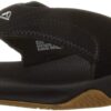 Reef Men's Fanning Speed Logo Flip Flop 6 Charcoal/Tan 47 517KEuxAI5L